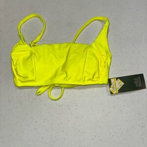 Wild Fable Neon Yellow Bikini Top